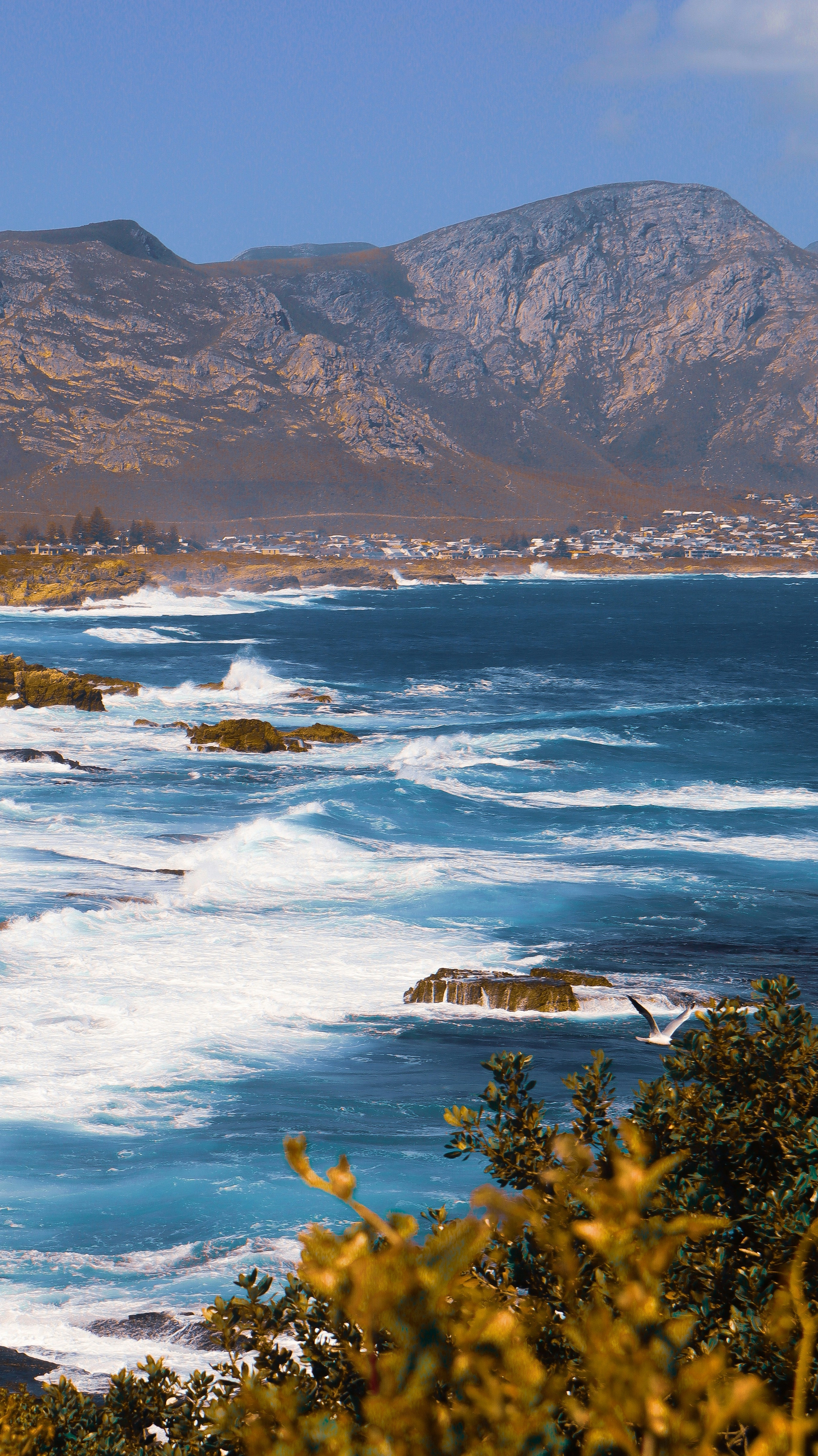 Hermanus coastline, photographed by Tayla Kohler